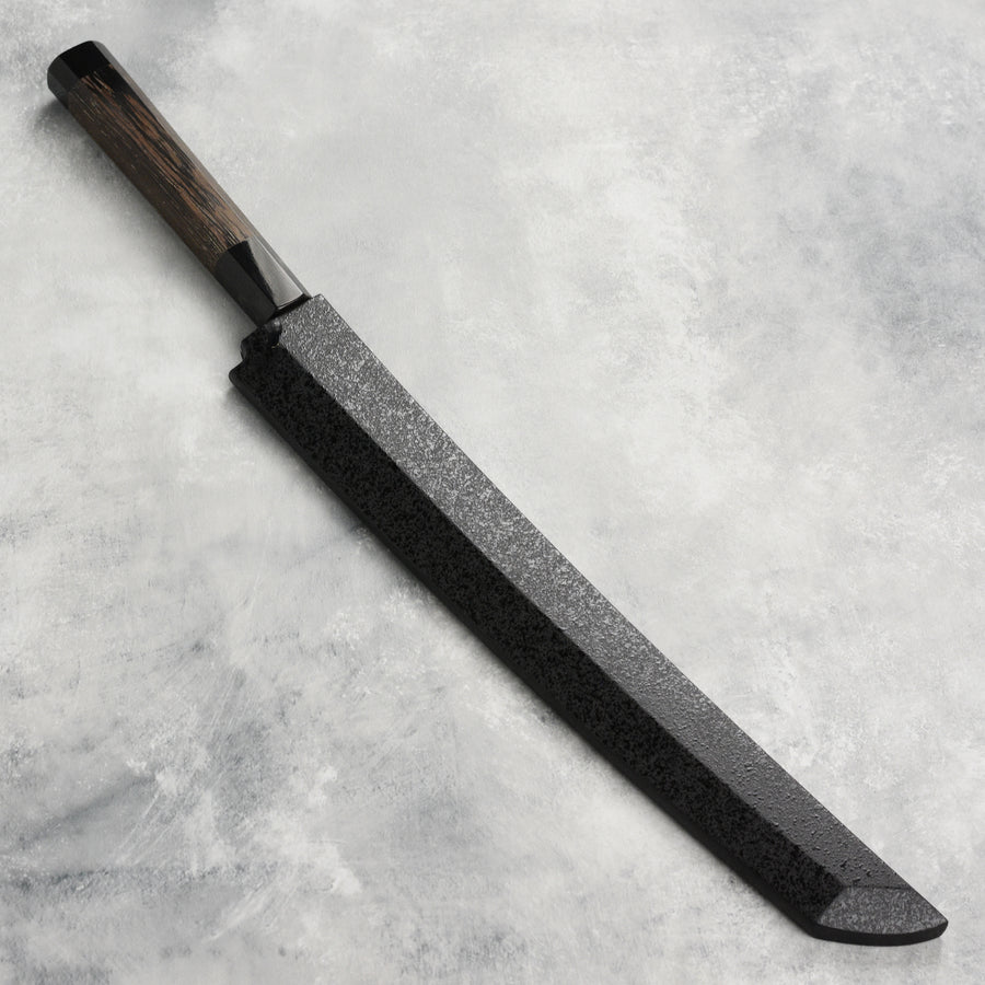 Takayuki Zangetsu Ginsan Single-Bevel 11.8" Sakimaru Takohiki with Saya