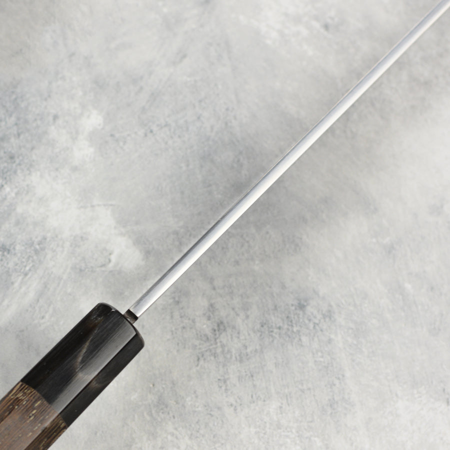 Takayuki Zangetsu Ginsan Single-Bevel 11.8" Sakimaru Takohiki with Saya