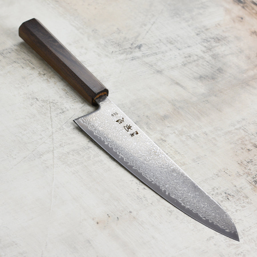 Hatsukokoro Hikari SLD Kurozome Damascus Gyuto - 8.25