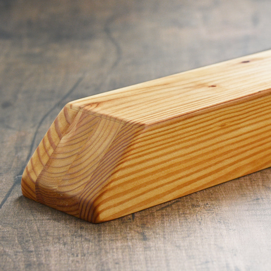 Larch Wood Wall-Mount Magnetic Knife Holder, 22.5"