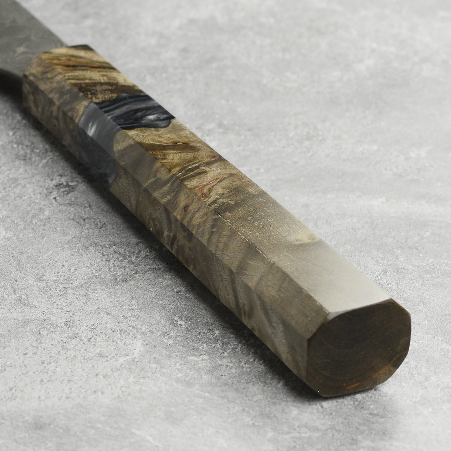 Nigara Anmon SG2 Damascus Kiritsuke Sujihiki, 10