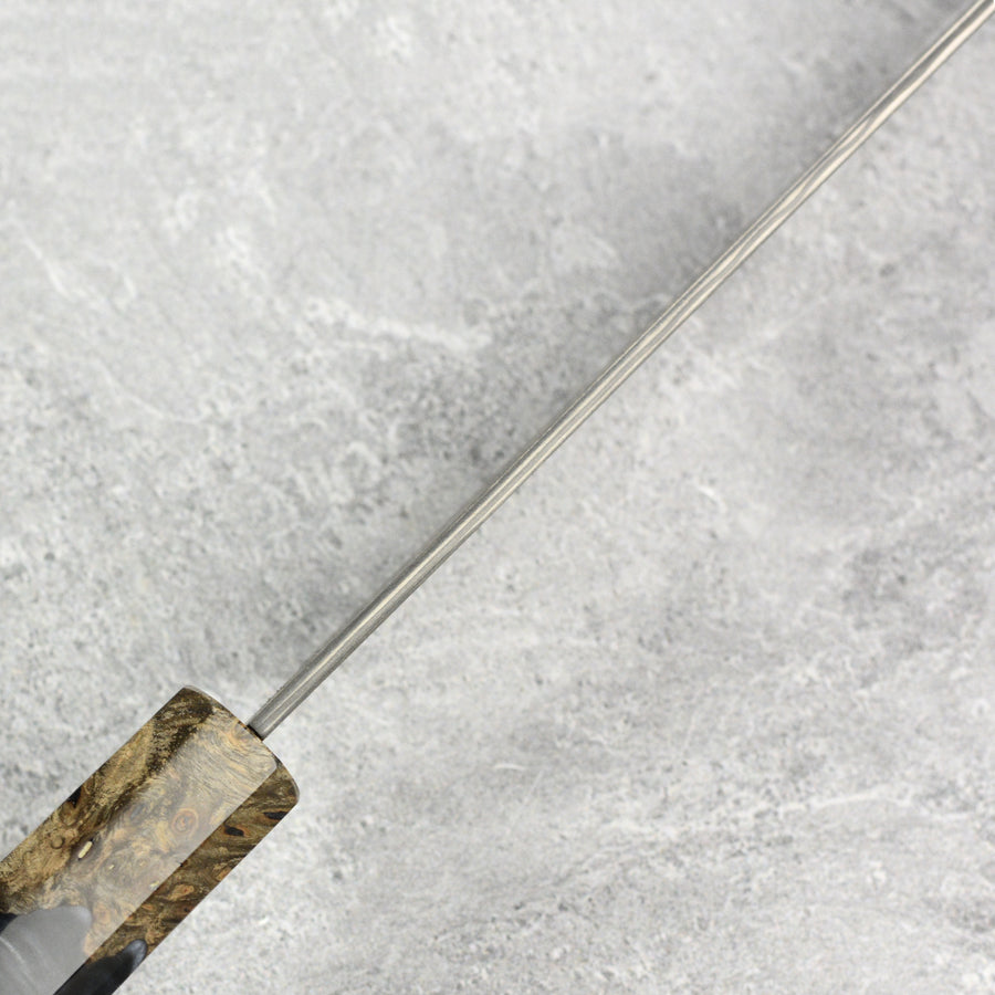 Nigara Anmon SG2 Damascus Kiritsuke Sujihiki, 10