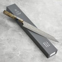 Nigara Anmon SG2 Damascus Kiritsuke Sujihiki, 10