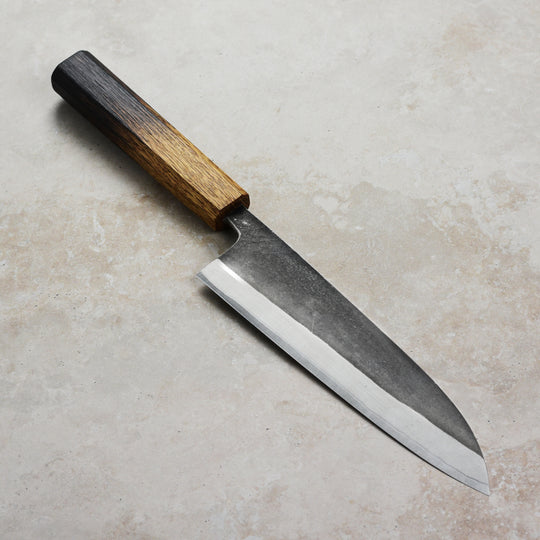 Sakoda Shirogami #2 Stainless Clad 7" Gyuto