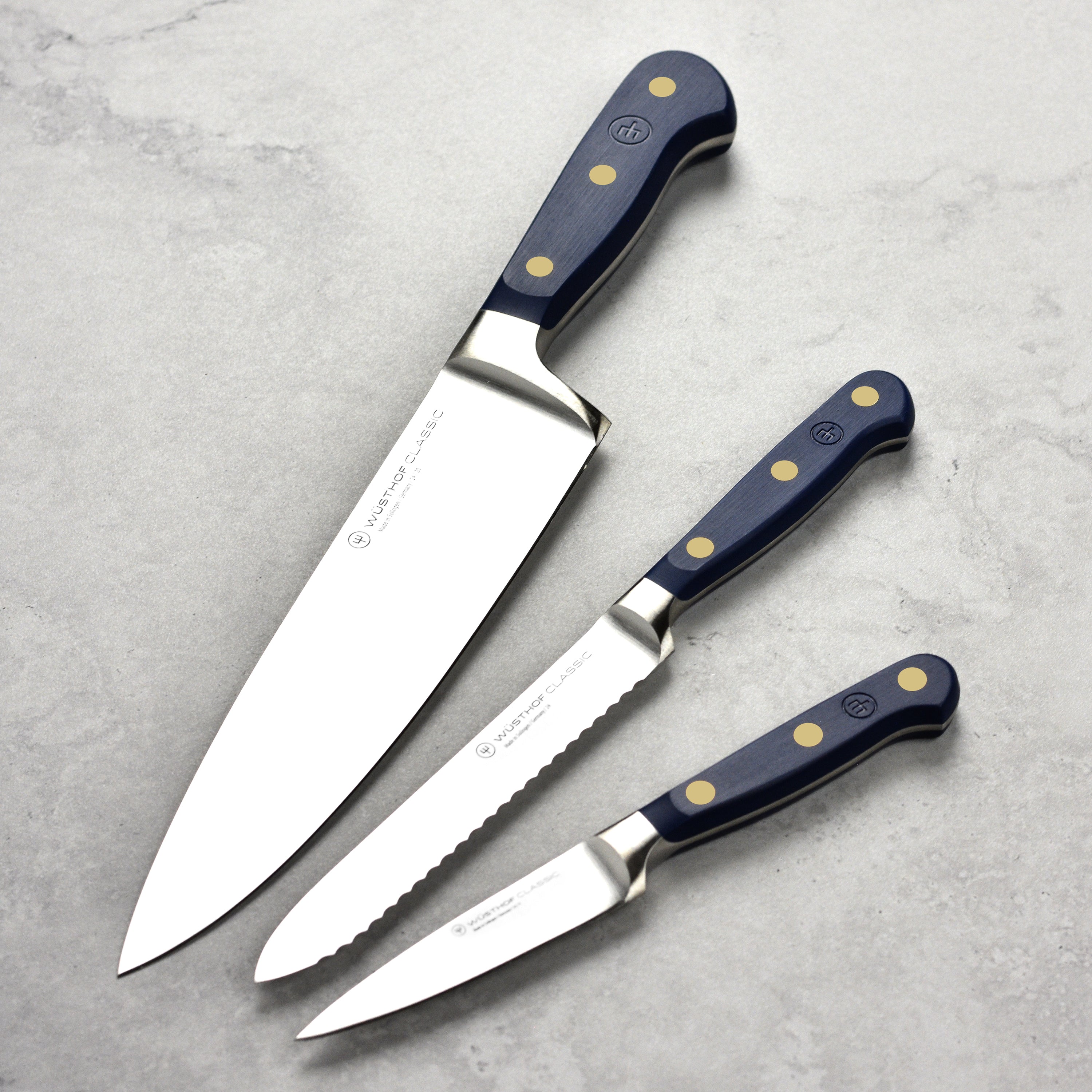 Wusthof Classic Knife Set - 3 Piece Wild Blueberry