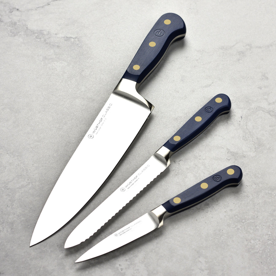 Wusthof Wild Blueberry Knife Set, 3 Piece