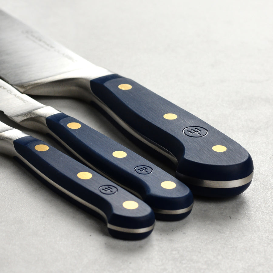 Wusthof Classic 3 Piece Wild Blueberry Knife Set