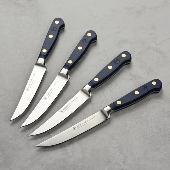 Wusthof Classic Wild Blueberry 4 Piece Steak Knife Set