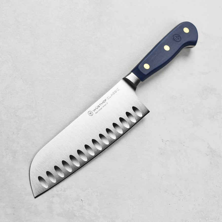 Wusthof Classic 7" Wild Blueberry Hollow Edge Santoku Knife