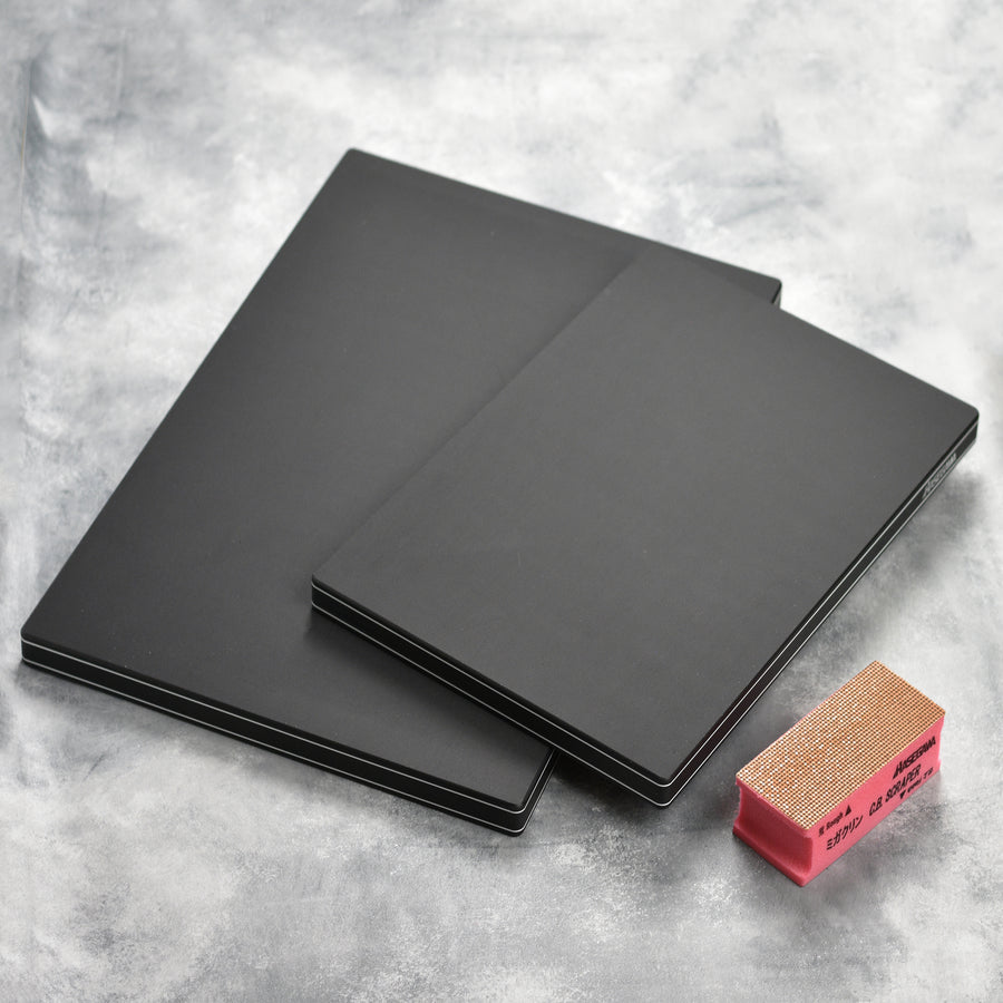 Hasegawa Pro-PE Black Cutting Board Bundle