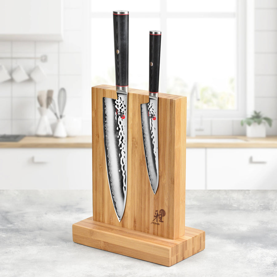 Miyabi Mizu SG2 3 Piece Magnetic Knife Stand Set