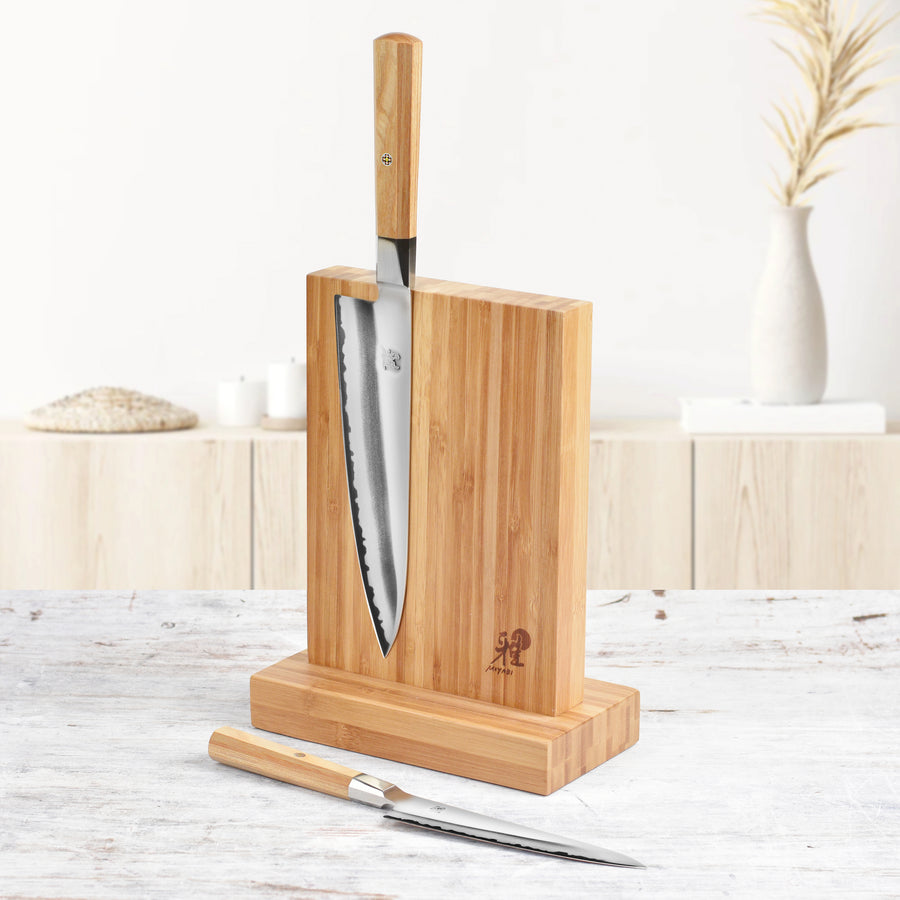 Miyabi Koya 3 Piece Magnetic Knife Stand Set