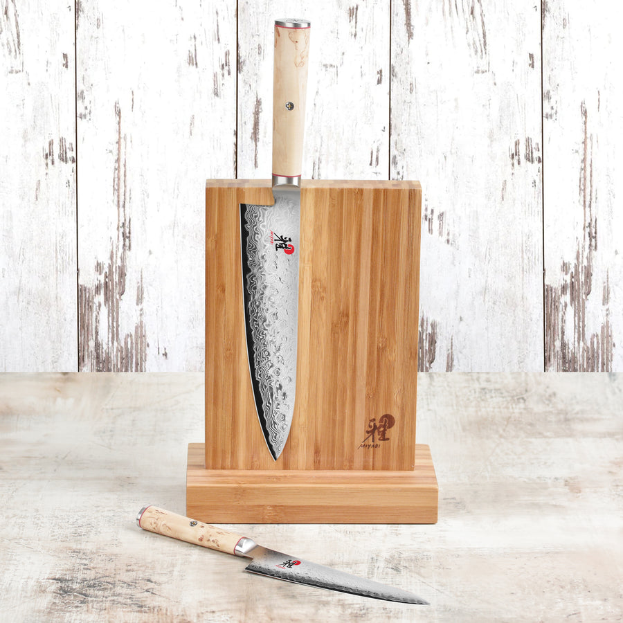 Miyabi Bamboo Magnetic Knife Stand