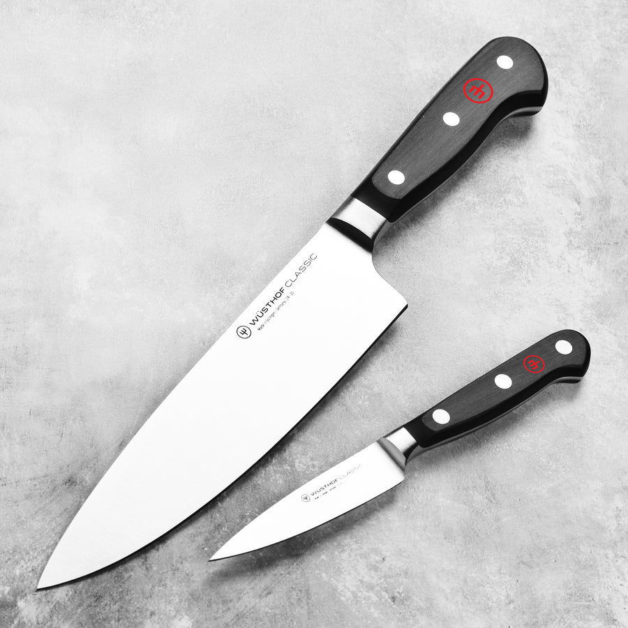 Wusthof Classic 2 Piece Starter Knife Set with Demi Bolster