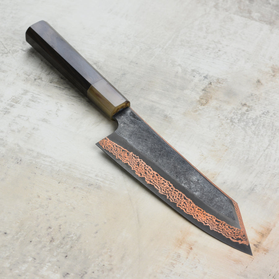 Hatsukokoro Yorokobi SLD Kurouchi Copper Damascus 7