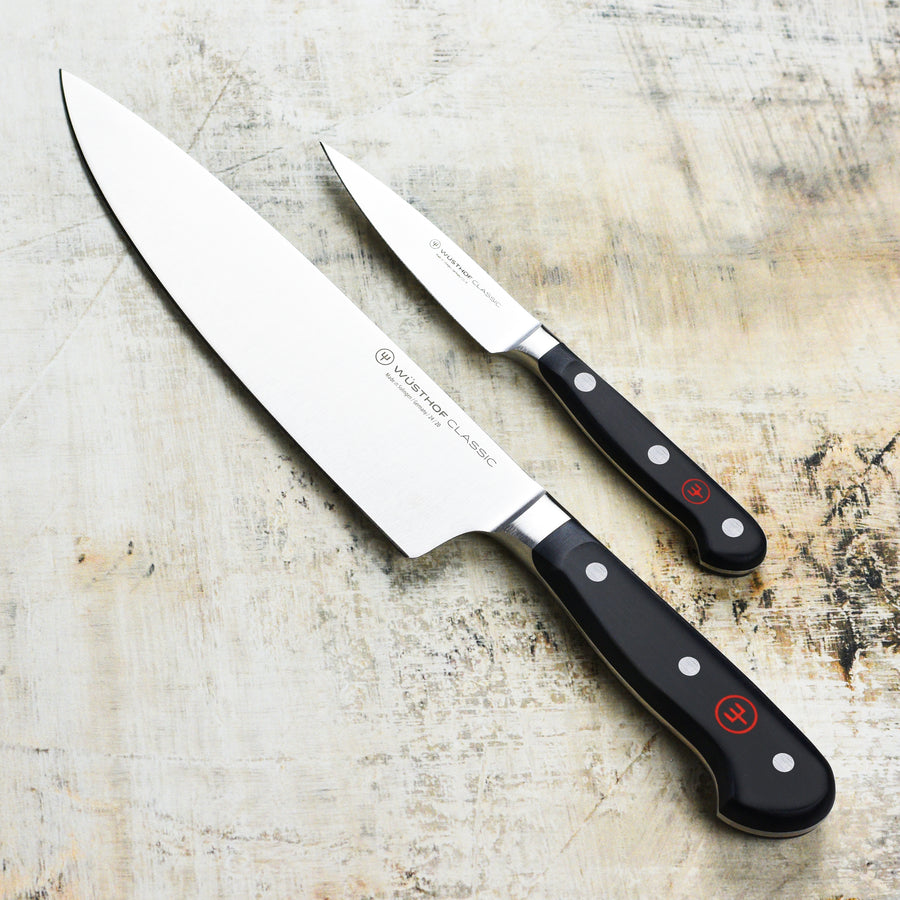 Wusthof Classic 2 Piece Starter Knife Set with Demi Bolster