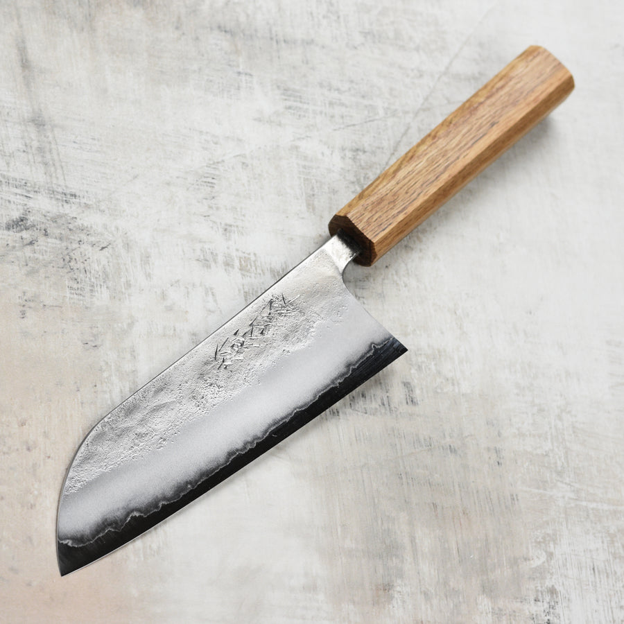 Matsubara Aogami #2 Nashiji Stainless Clad 6.5" Santoku