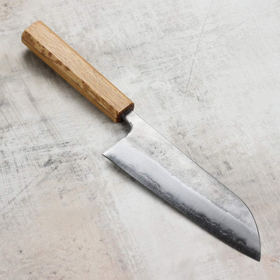 Matsubara Aogami #2 Nashiji Stainless Clad 6.5" Santoku