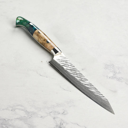 Kurosaki Fujin Forged SG2 Damascus 5.9" Petty with Saya
