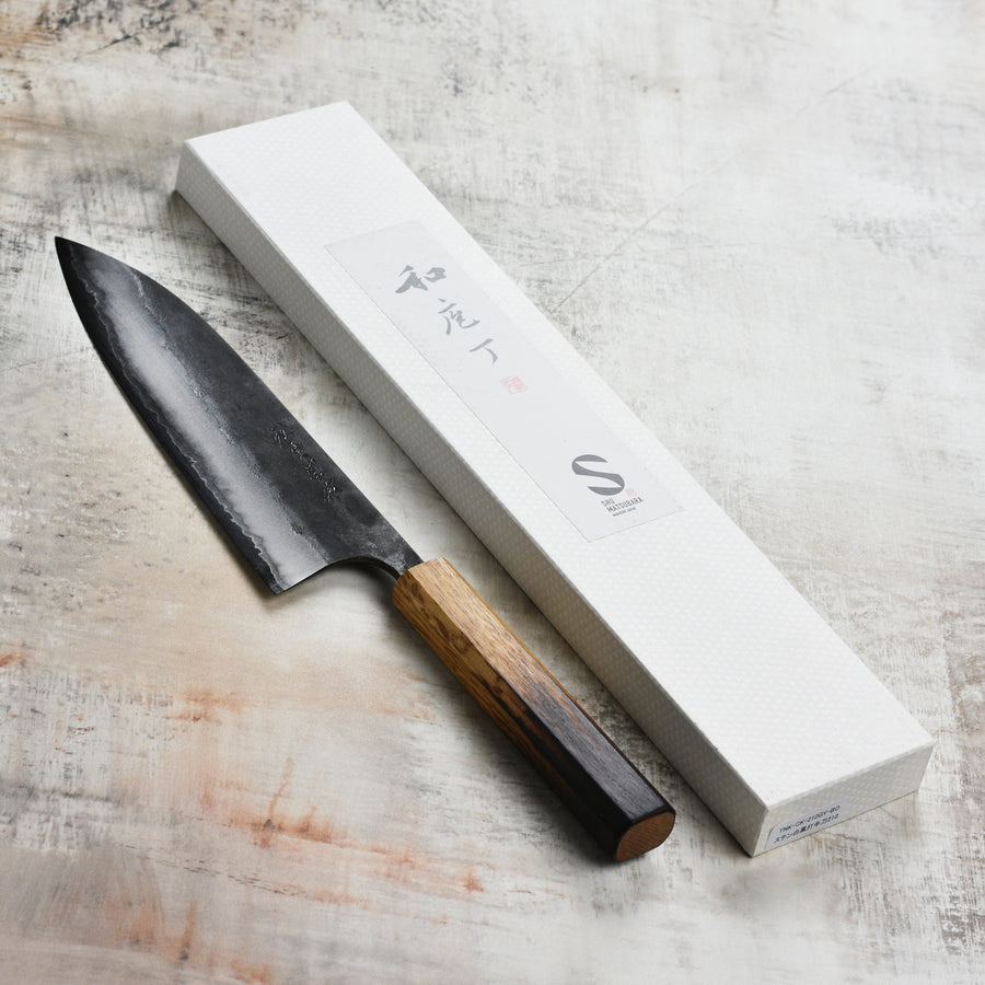 Matsubara Shirogami #1 Kurouchi Stainless Clad 8.25" Gyuto