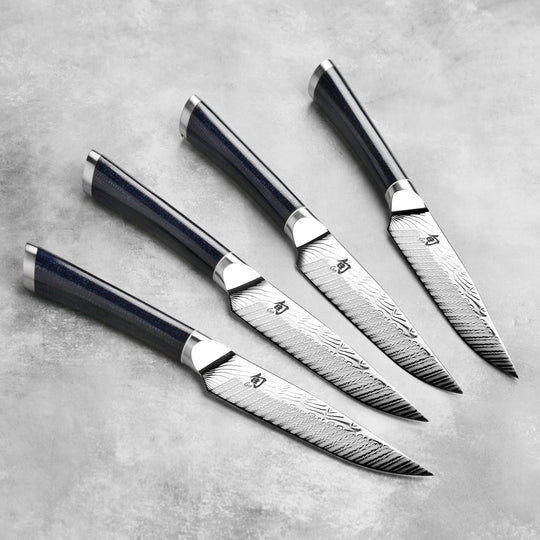 Shun Shiranami 4 Piece Steak Knife Set
