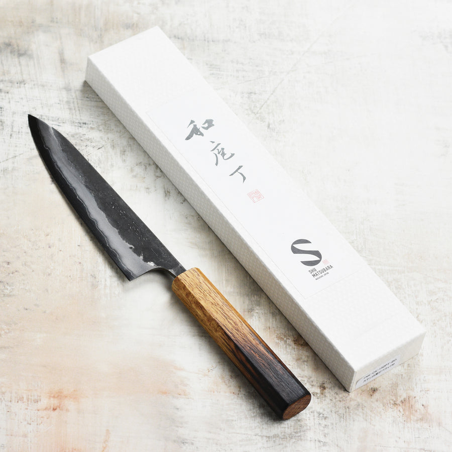 Matsubara Shirogami #1 Kurouchi Stainless Clad 5.9" Petty