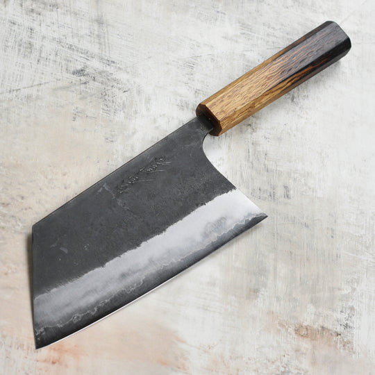 Matsubara Shirogami #1 Kurouchi Stainless Clad 7.5" Kiri Cleaver