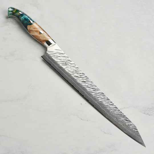 Kurosaki Fujin Forged SG2 Damascus 10.6" Sujihiki with Saya