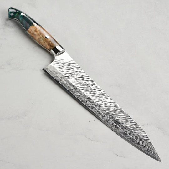 Kurosaki Fujin Forged SG2 Damascus 9.4" Gyuto with Saya