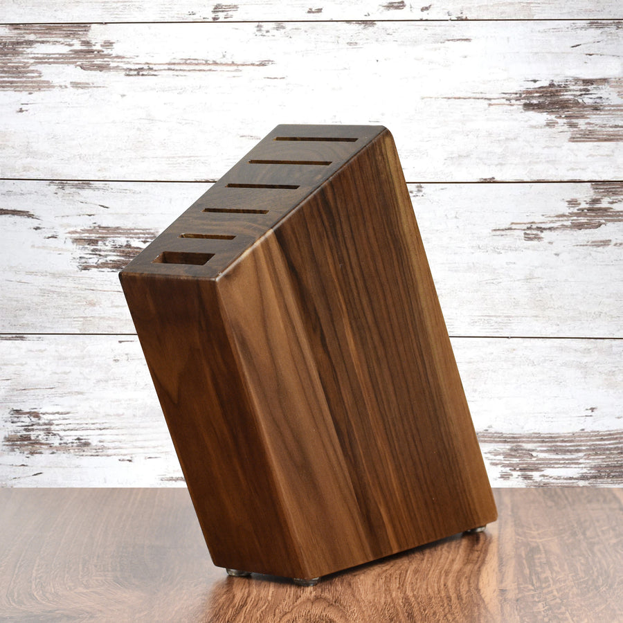 Enso 6 Slot Walnut Knife Block