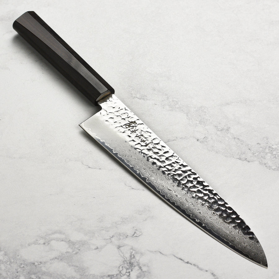 Takayuki Tsuchime Damascus 9.4" Gyuto with Ebony Handle