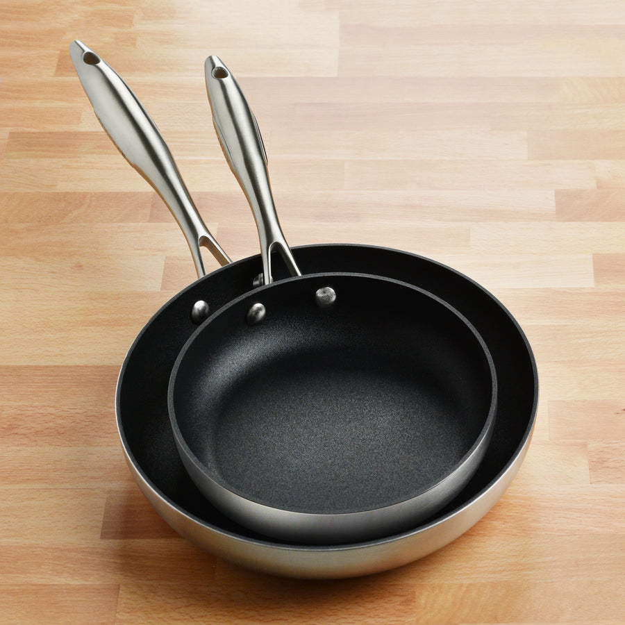 Scanpan CX+ Fry Pan Skillet Set - Stainless Steel Nonstick – Cutlery ...