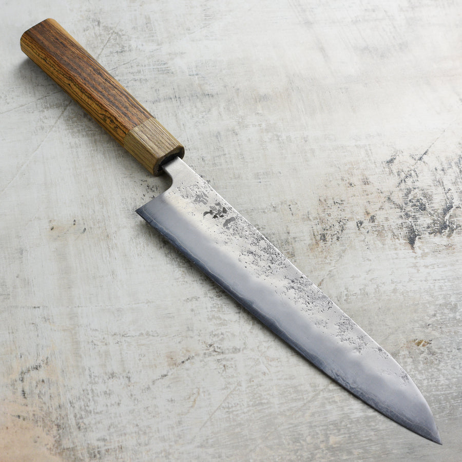 Ittetsu Ginsan Nashiji 9.4" Gyuto, Bocote Handle