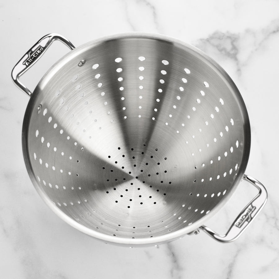 All Clad Stainless Steel Large Colander Pasta Strainer Pot Insert ~ New
