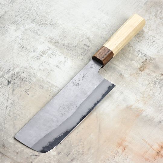 Hatono Aogami Super Kurouchi Stainless Clad 6.7" Tall Nakiri