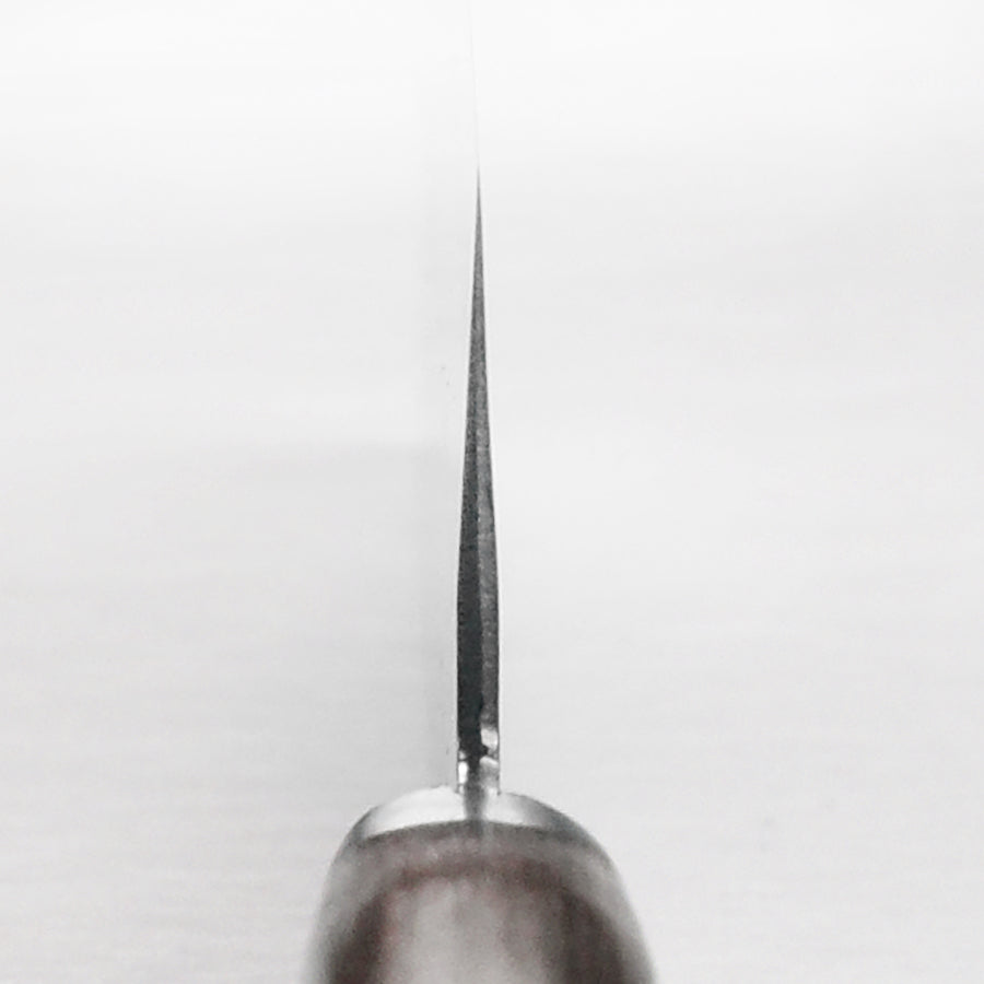 Masutani VG10 Hammered Damascus 6.7" Nakiri, Brown Handle