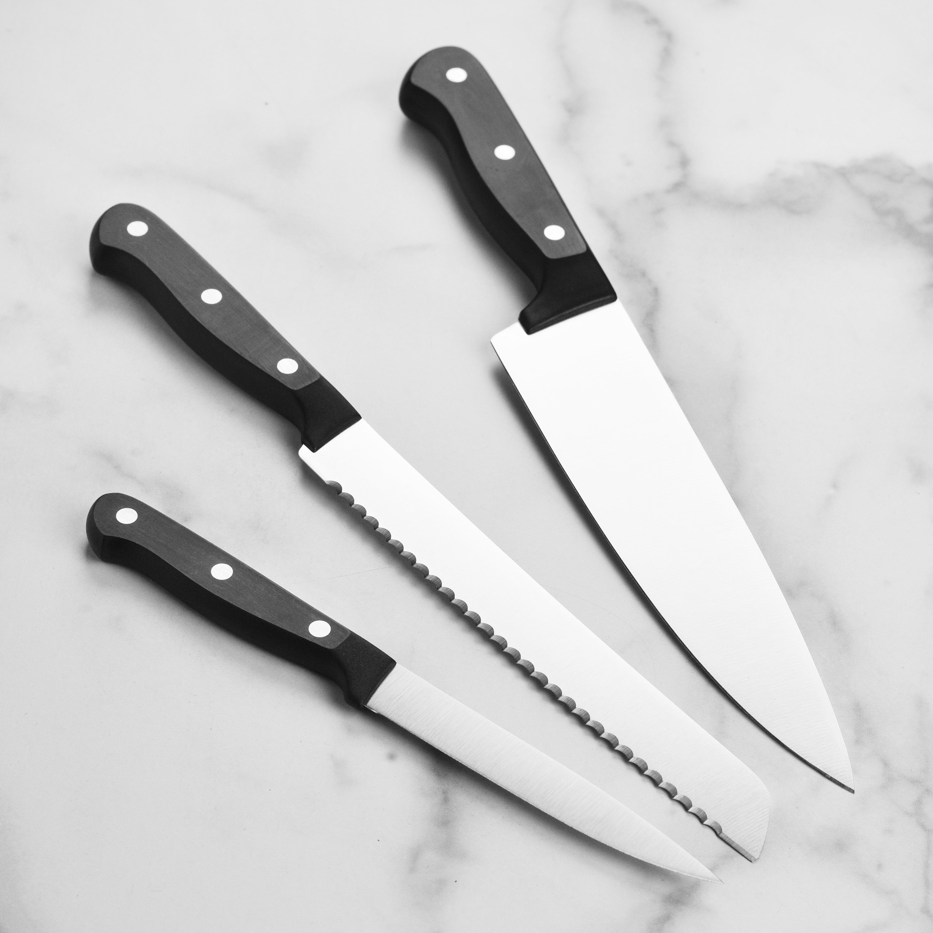 Wusthof Gourmet Knife Set 3 Piece Cutlery and More