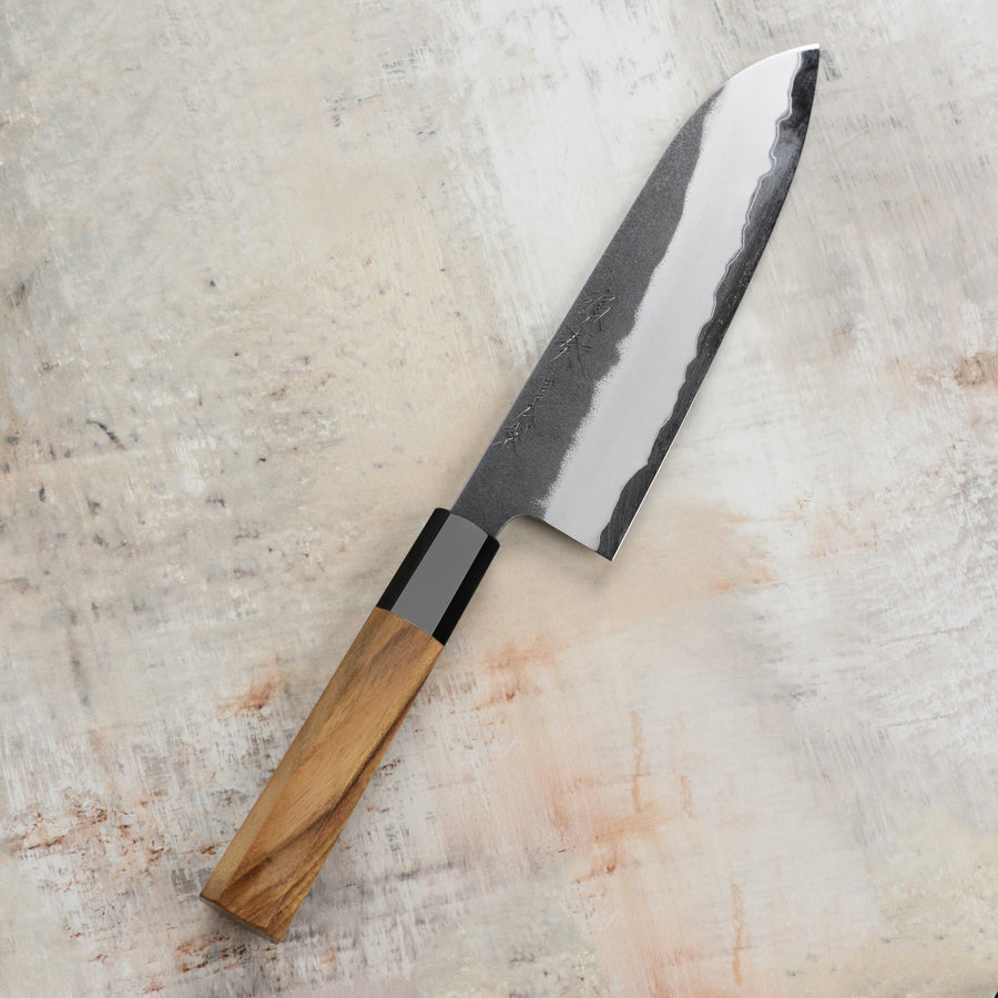 Enso Hand-Forged Aogami Super 6.7" Santoku with Saya