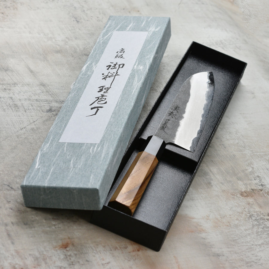 Enso Hand-Forged Aogami Super 6.7" Santoku with Saya