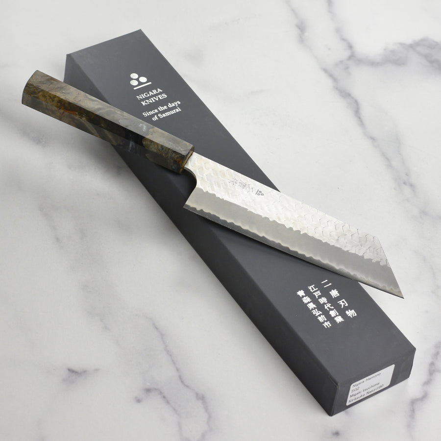 Nigara SG2 Migaki Tsuchime Kiritsuke Nakiri, 7