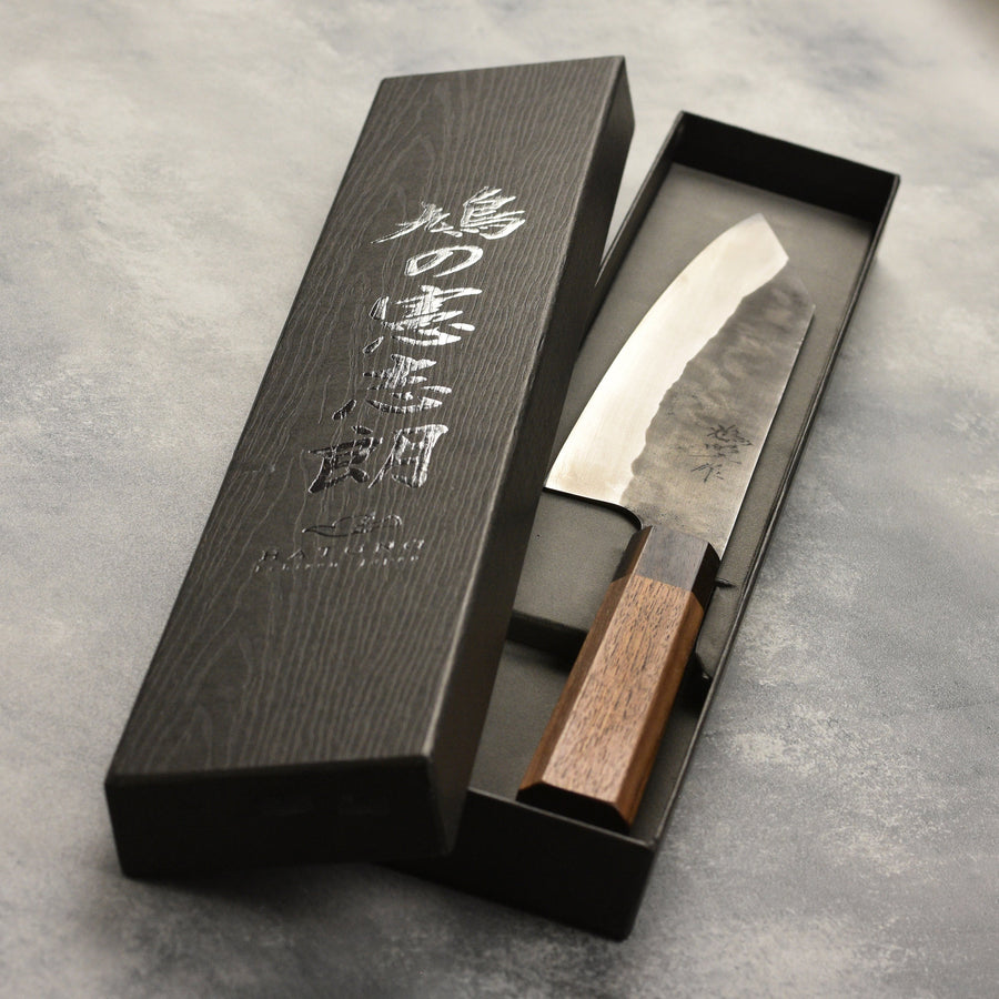 Hatono Aogami Super Kurouchi Stainless Clad 8.25" Kiritsuke Gyuto