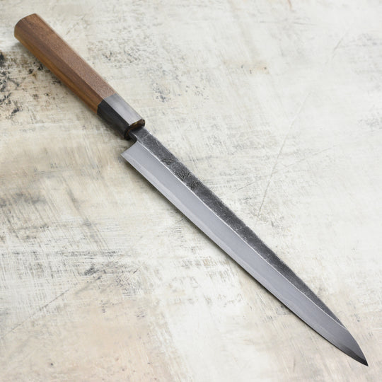 Hatsukokoro Shirasagi Aogami #2 Kurouchi Single-Bevel 10.6" Yanagiba