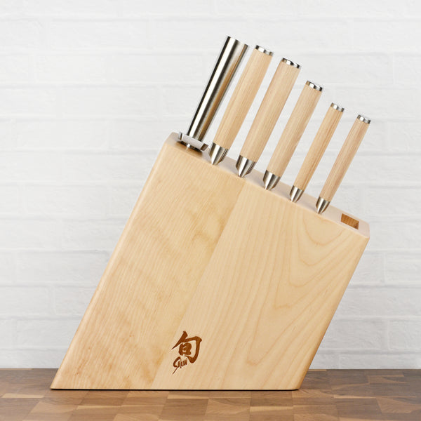 Shun Classic Blonde Knife Block Set - 7 Piece – Cutlery and More