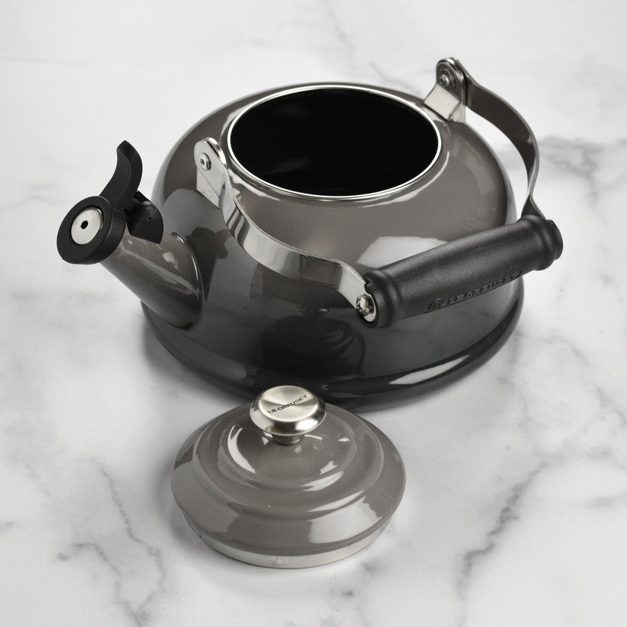 Le Creuset 1.7 Quart Enamel on Steel Whistling Tea Kettle - Flame