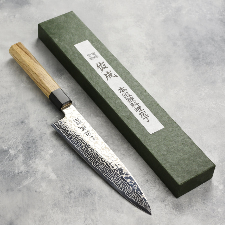 Sukenari ZDP189 Damascus 8.25" Gyuto