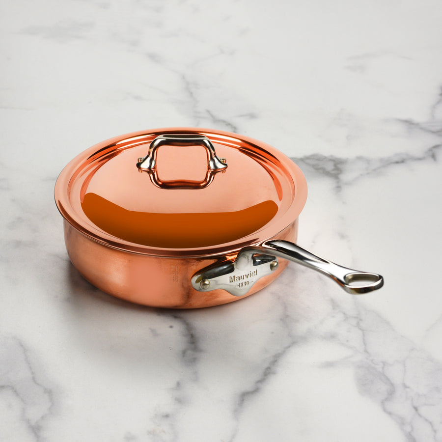 Mauviel M'6s 10-Piece Induction Copper Cookware Set