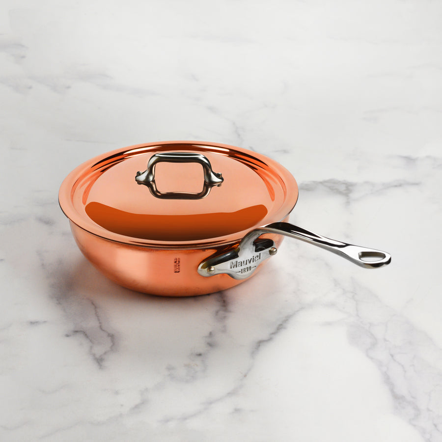 Mauviel M'6S Induction Copper Saucier - 2.1-quart – Cutlery and More