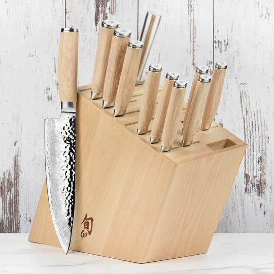 Shun Premier Blonde 12 Piece Knife Block Set