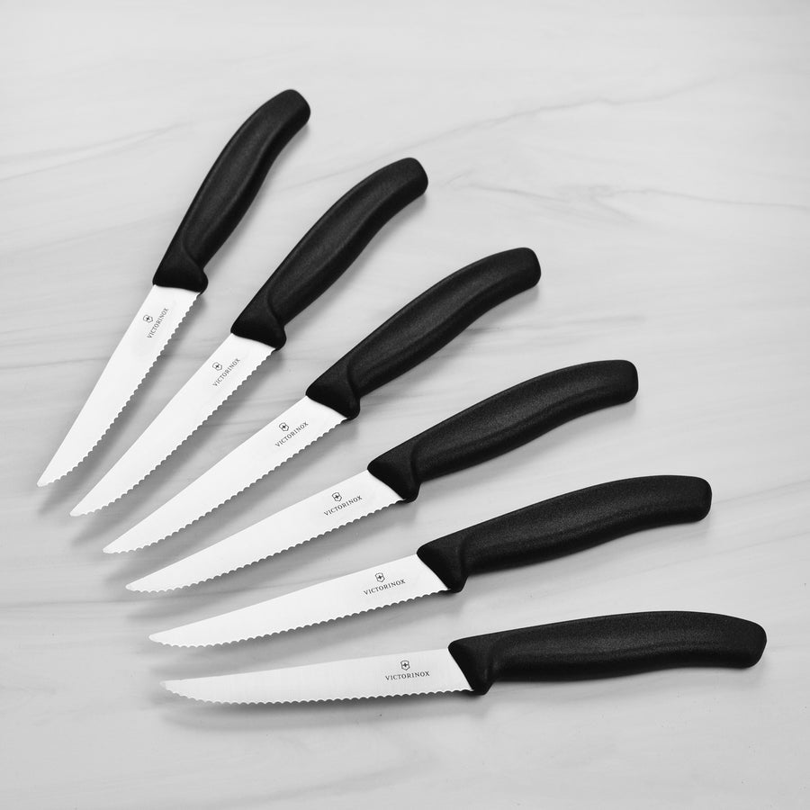 Victorinox Serrated Steak Knife Set Piece Swiss Classic