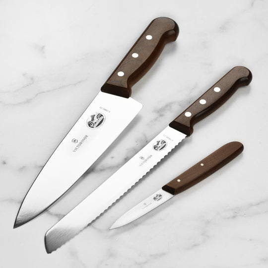 Victorinox Wood 3 Piece Knife Set